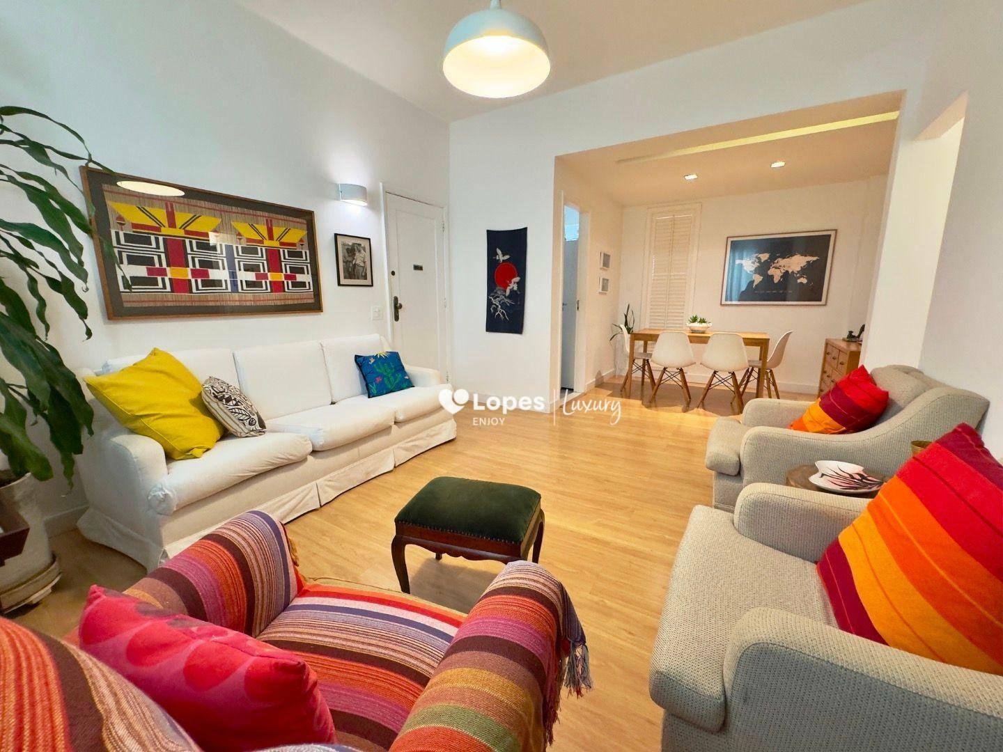 Vendo apartamento de 88m2 com ótima planta de 3 quartos, 1 suíte, em rua bucólica do Jardim Botânico - RJ