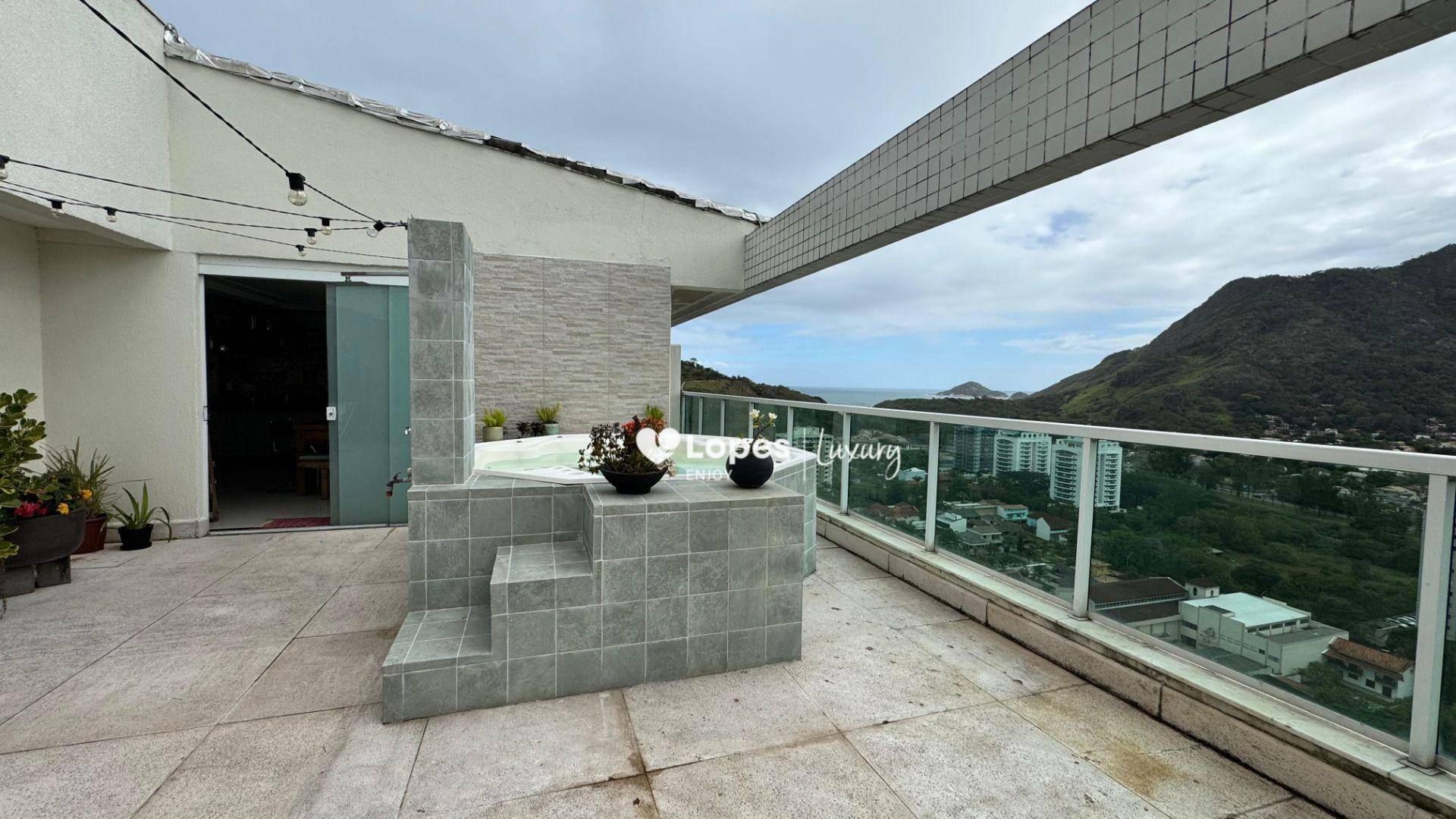 Cobertura com 4 quartos à venda, 219 m² por R$ 1.580.000 - Recreio dos Bandeirantes - Rio de Janeiro/RJ