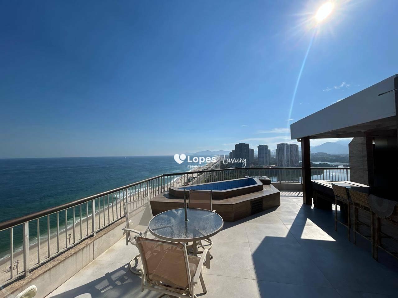 LOPES ENJOY VENDE: Cobertura FRONTAL MAR - BARRA DA TIJUCA - 170m2, R$ 2.450.000,00 , RIO DE JANEIRO, RJ